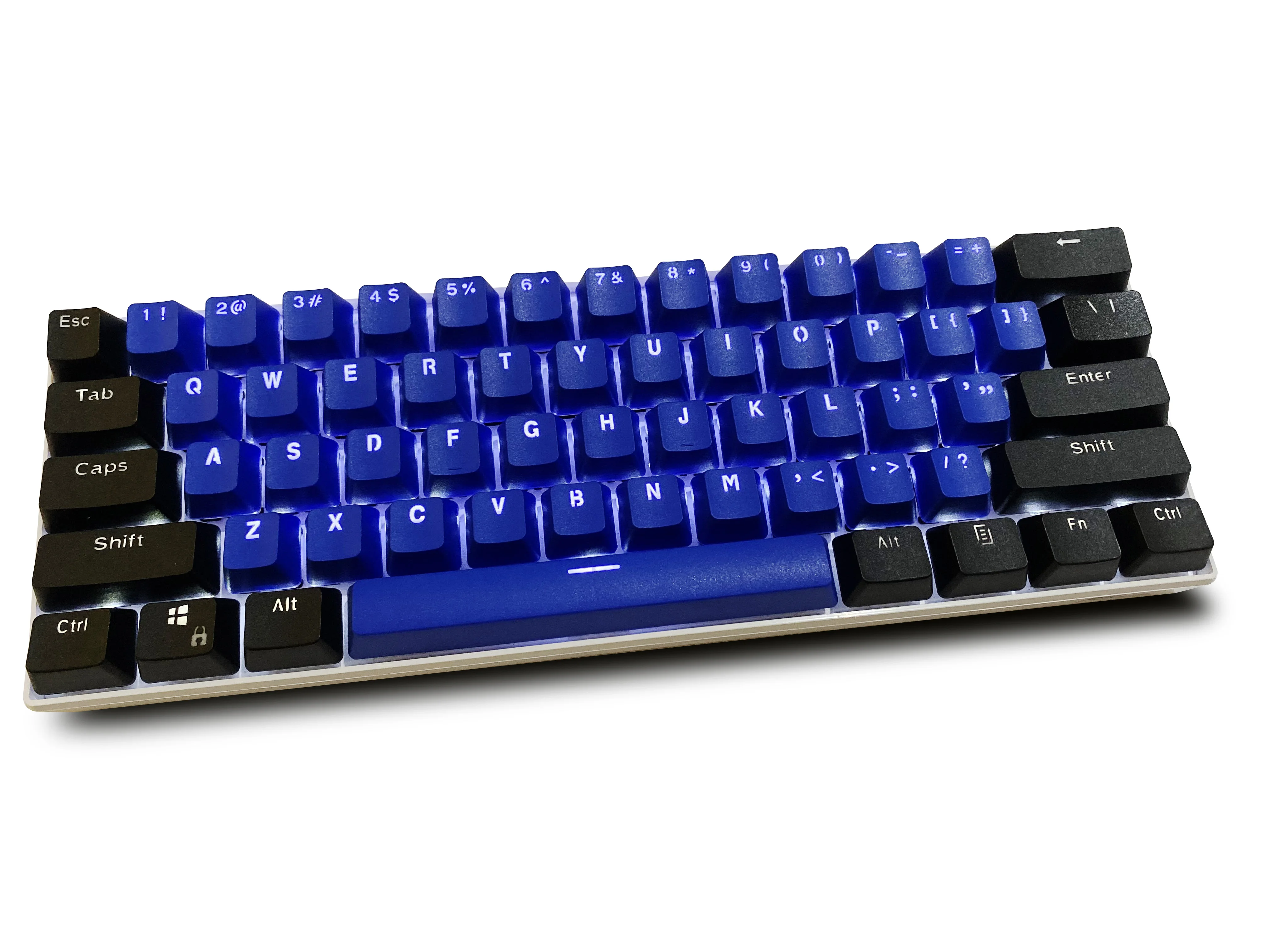 (Keycaps Only Sold)Black Navy RK 61 Keycaps PBT Material OEM Height Backlit Two-Color for Cherry MX Switch Mechanical Keyboard
(Keycaps Only Sold)Black Navy RK 61 Keycaps PBT Material OEM Height Backlit Two-Color for Cherry MX Switch Mechanical Keyboard