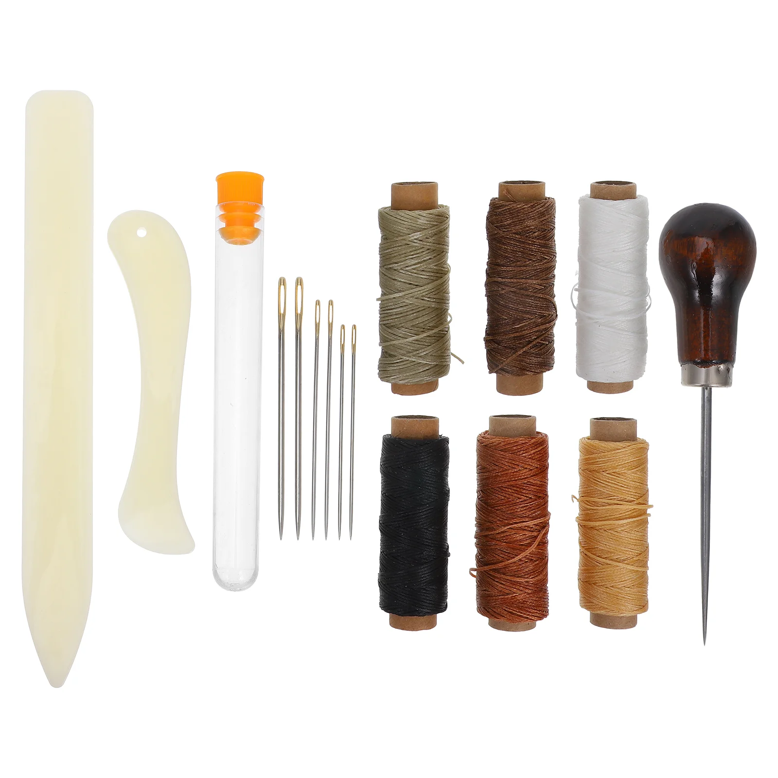 Tool Set Sewing Kit Heavy Duty Upholstery Thread Awl Craft Supplies Cord for Hand Belt Making
Tool Set Sewing Kit Heavy Duty Upholstery Thread Awl Craft Supplies Cord for Hand Belt Making