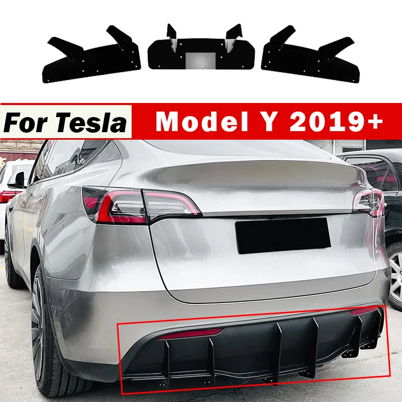 For Tesla Model Y 2019+ Rear Bumper Lip Car Replacement Diffuser Splitter Spoiler Protector Auto Modification Decoration Parts
For Tesla Model Y 2019+ Rear Bumper Lip Car Replacement Diffuser Splitter Spoiler Protector Auto Modification Decoration Parts