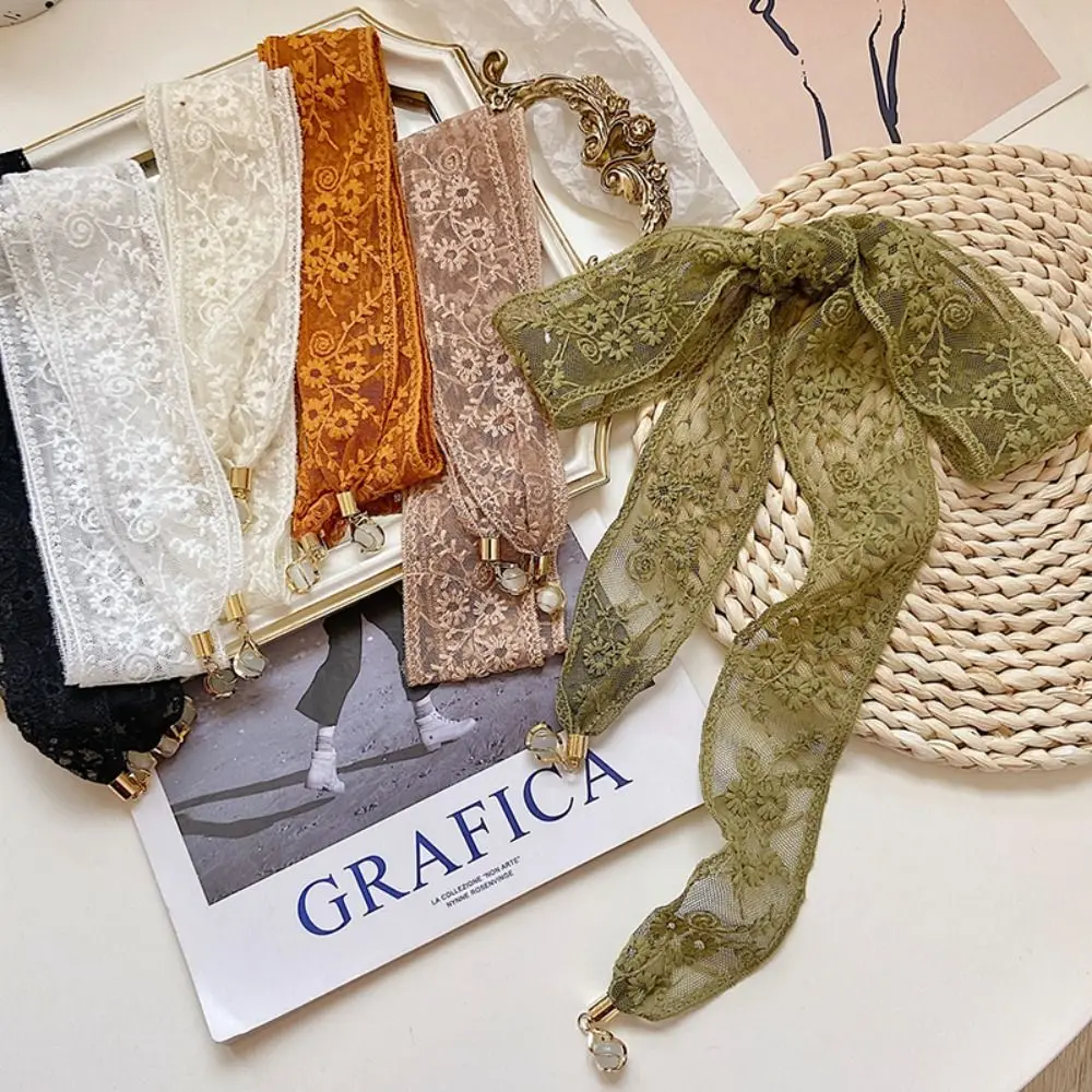 Flower Lace Ribbon Hair Scarf Transparent Korean Style Braids Headband Neckerchief Hair Accessories Long Neck Scarves Wedding
Flower Lace Ribbon Hair Scarf Transparent Korean Style Braids Headband Neckerchief Hair Accessories Long Neck Scarves Wedding