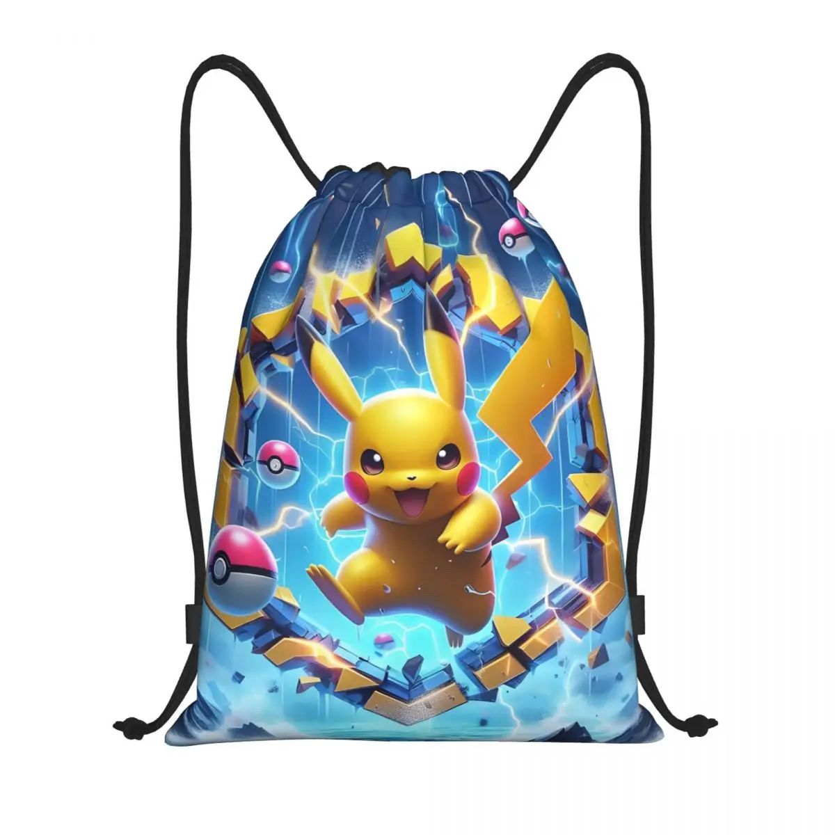 Custom B-Bikachues Hot Cartoon Drawstring Bags Women Men Lightweight Sports Gym Storage Backpack
Custom B-Bikachues Hot Cartoon Drawstring Bags Women Men Lightweight Sports Gym Storage Backpack