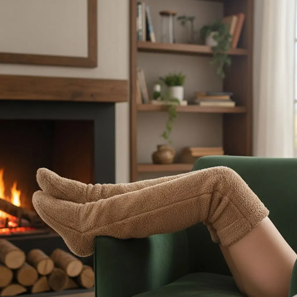 Senior Knee Brace Socks | Unisex Thermal Cold Weather Knee & Leg Warmers | Thickened Joint Protection for Old Cold Legs
Senior Knee Brace Socks | Unisex Thermal Cold Weather Knee & Leg Warmers | Thickened Joint Protection for Old Cold Legs