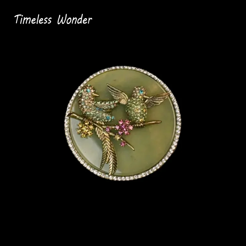 Вневременная чудесная необычная брошь с цирконием в виде птицы, булавки для женщин, дизайнерские украшения, подиум, топ, роскошный редкий подарок в китайском стиле, стильный 7523 
Вневременная чудесная необычная брошь с цирконием в виде птицы, булавки для женщин, дизайнерские украшения, подиум, топ, роскошный редкий подарок в китайском стиле, стильный 7523