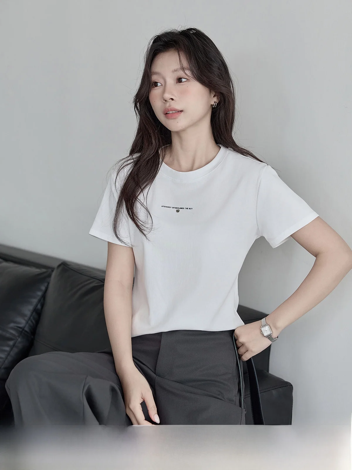 HuiXi Women's round Neck T-Shirt Casual Printed Short Sleeve Summer New Style Loose Fit Korean Style Commute Style White
HuiXi Women's round Neck T-Shirt Casual Printed Short Sleeve Summer New Style Loose Fit Korean Style Commute Style White