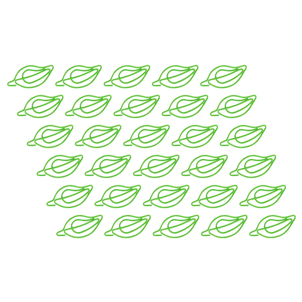 30 Pcs Leaf Paper Clip Office Document Clips Paperclips for Paperwork Cute Metal Clamp
30 Pcs Leaf Paper Clip Office Document Clips Paperclips for Paperwork Cute Metal Clamp