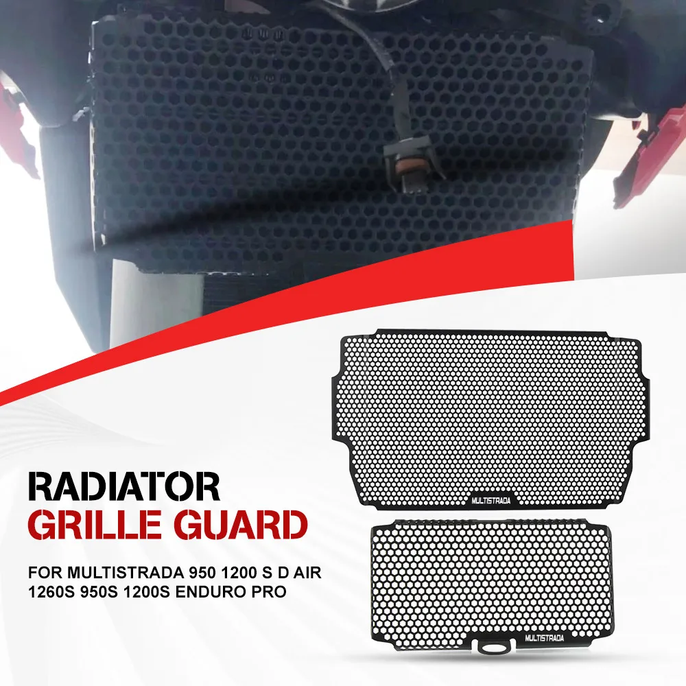 For Ducati Multistrada 950 1200 S D air 1260S 950S 1200S Enduro Pro Motorcycle Radiator Oil Cooler Guard Protector Grille Cover
For Ducati Multistrada 950 1200 S D air 1260S 950S 1200S Enduro Pro Motorcycle Radiator Oil Cooler Guard Protector Grille Cover