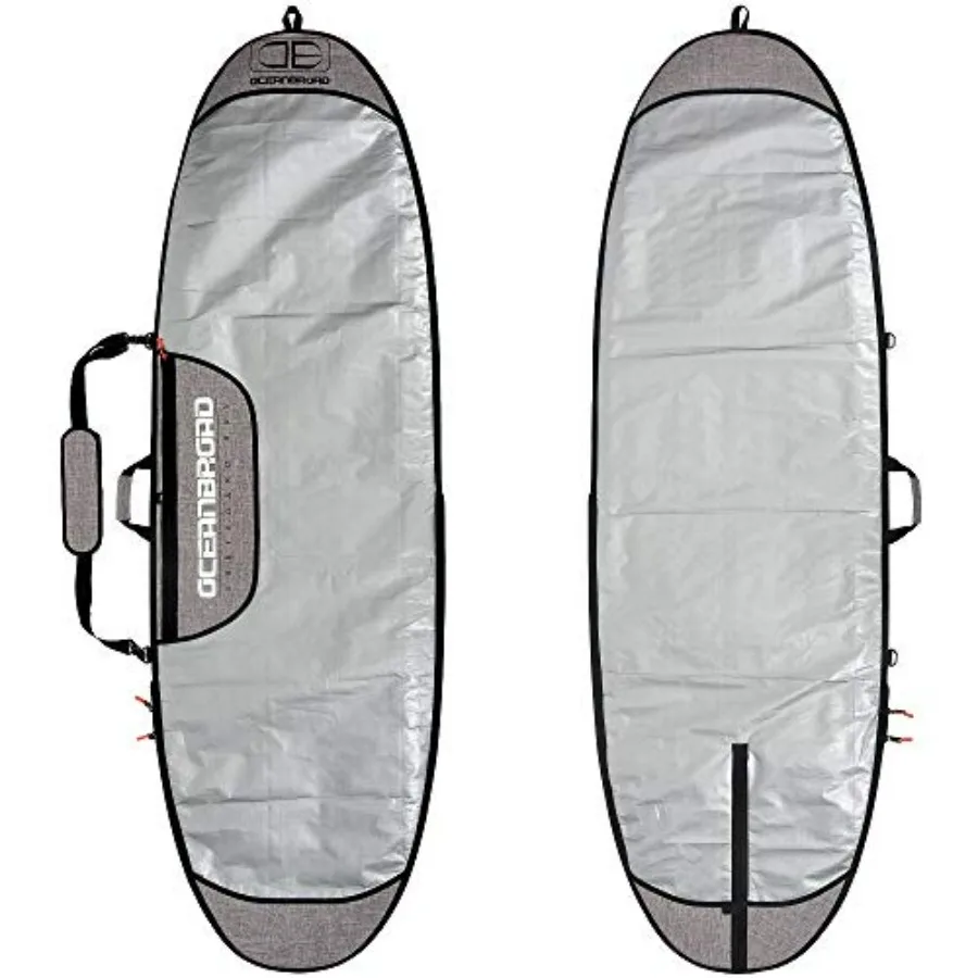 Surfboard Longboard Bag for Day Use and Travel Durable Polyester, Black Fits 5'0 to 10'0 boards, padded protection, lightweight
Surfboard Longboard Bag for Day Use and Travel Durable Polyester, Black Fits 5'0 to 10'0 boards, padded protection, lightweight