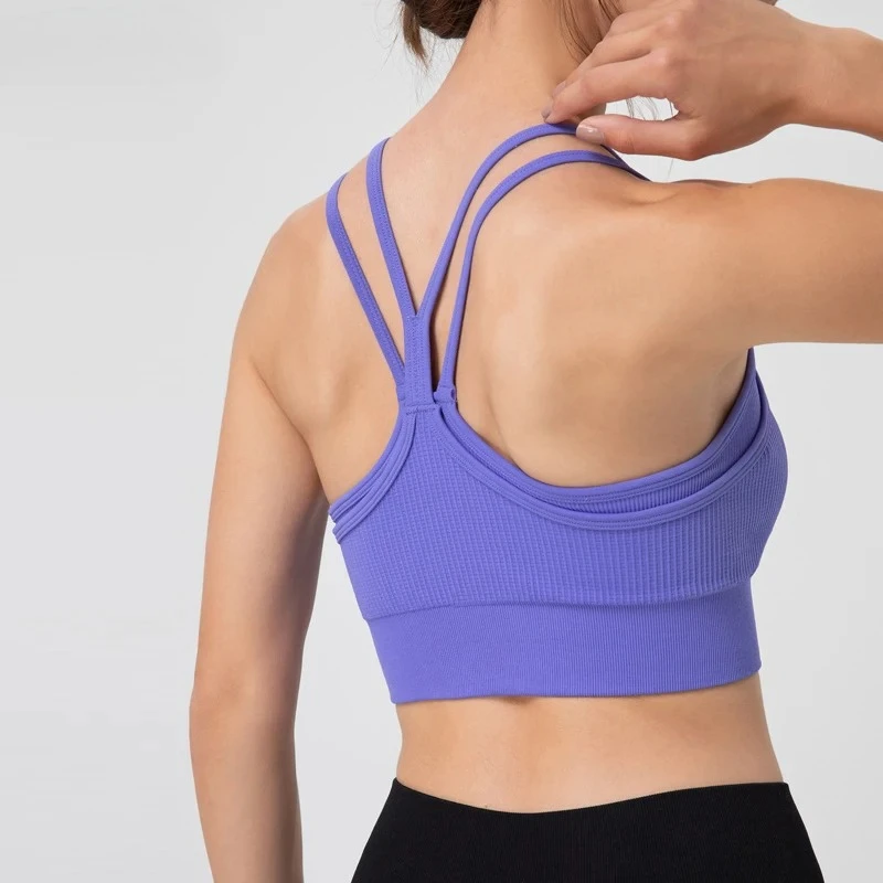 Sports Top Woman Gym Double Sided Design Seamless Yoga Crop Top Workout Push Up Sport Bras
Sports Top Woman Gym Double Sided Design Seamless Yoga Crop Top Workout Push Up Sport Bras