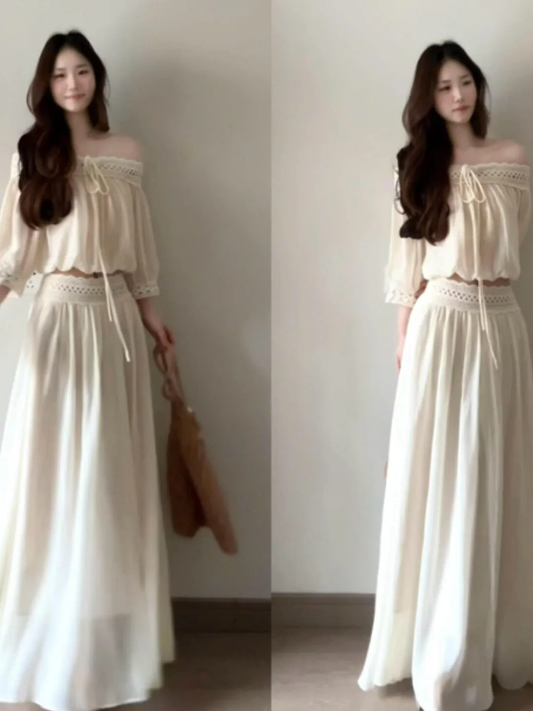 Gentle Wind One Shoulder Top Half Skirt Two Piece Set Youthful Summer Collection Comfortable Long Sleeve Cotton Blend
Gentle Wind One Shoulder Top Half Skirt Two Piece Set Youthful Summer Collection Comfortable Long Sleeve Cotton Blend