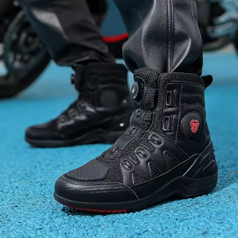 New Men's Motorcycle Boots Waterproof Bike Motos Riding Shoes Microfiber Breathable Men Motorcycle Shoes TPU Protective Boot
New Men's Motorcycle Boots Waterproof Bike Motos Riding Shoes Microfiber Breathable Men Motorcycle Shoes TPU Protective Boot