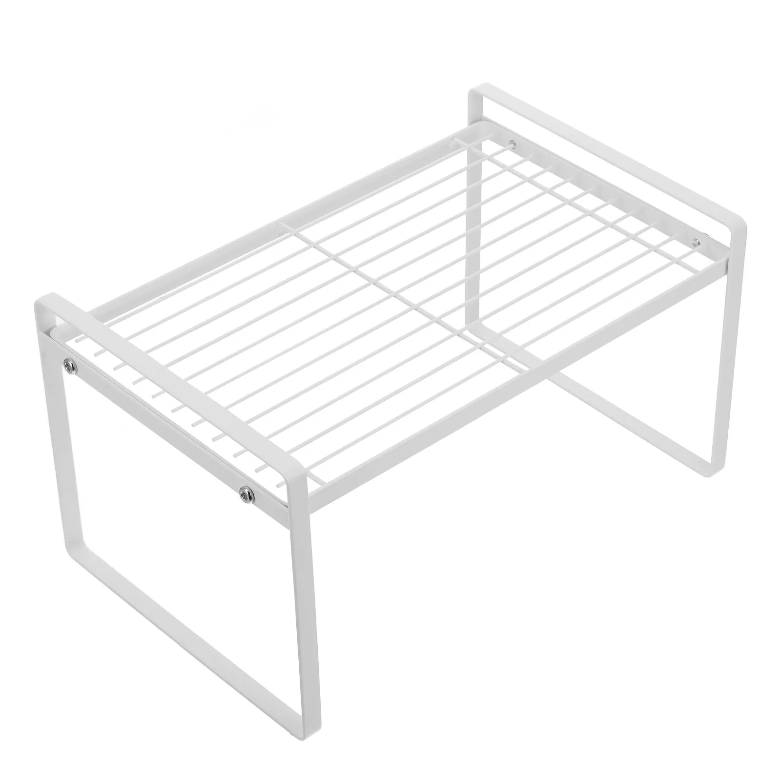 Small White Wrought Iron Kitchen Storage Rack Layered Single Shelf High Feet Bowl Pot Seasoning Holder for Home Restaurant
Small White Wrought Iron Kitchen Storage Rack Layered Single Shelf High Feet Bowl Pot Seasoning Holder for Home Restaurant