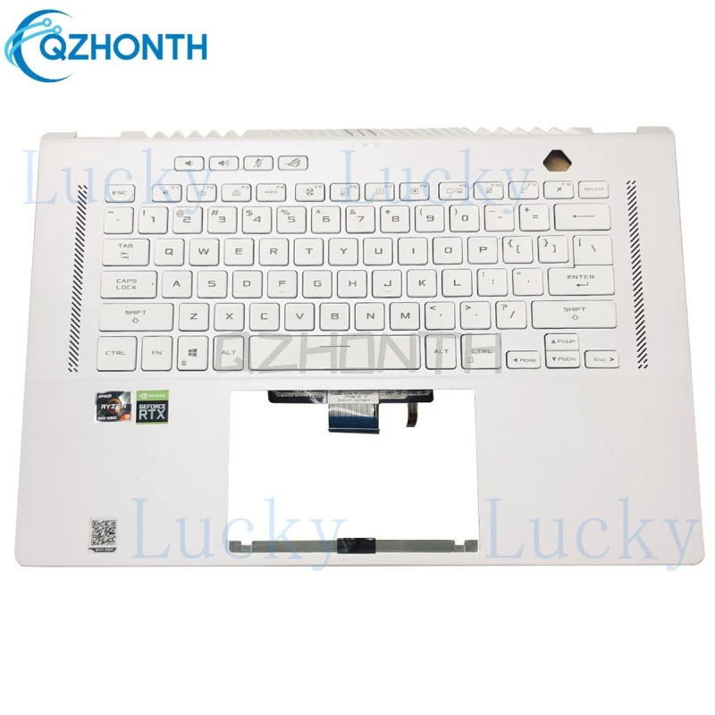 f Used Palmrest w/ Backlit Keyboard 16" White For ASUS ROG Zephyrus GA503 GU603
f Used Palmrest w/ Backlit Keyboard 16" White For ASUS ROG Zephyrus GA503 GU603