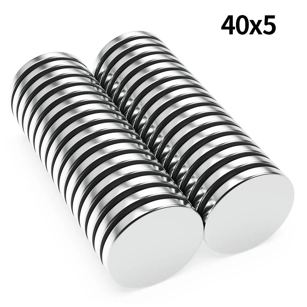 40x5mm N35 Super Strong Neodymium Magnet Round NdfeB Powerful Permanent Magnetic imanes Refrigerator Magnets 40*5
40x5mm N35 Super Strong Neodymium Magnet Round NdfeB Powerful Permanent Magnetic imanes Refrigerator Magnets 40*5