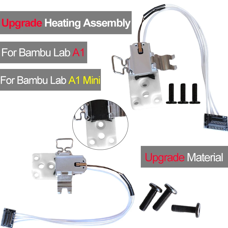 Для Bambu Lab A1/A1 Мини-покрытие 3D Pinter Hotend Нагревательный компонент Комплект для сборки с подогревом Hot End Аксессуары для 3D-принтеров
Для Bambu Lab A1/A1 Мини-покрытие 3D Pinter Hotend Нагревательный компонент Комплект для сборки с подогревом Hot End Аксессуары для 3D-принтеров