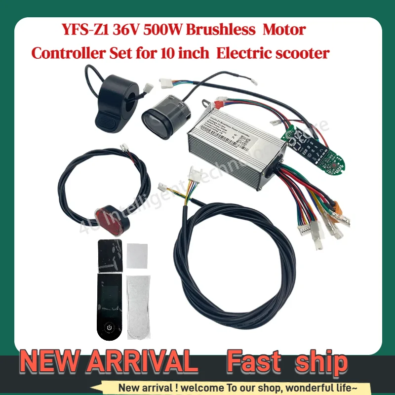 Комплект бесщеточного контроллера электрического скутера DC36V 500 Вт включает контроллер 36 В 500 Вт 17 А для 10-дюймового электрического скутера
Комплект бесщеточного контроллера электрического скутера DC36V 500 Вт включает контроллер 36 В 500 Вт 17 А для 10-дюймового электрического скутера