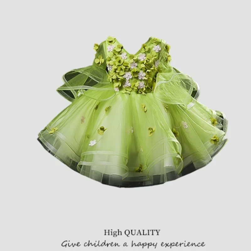 Summer 2025 Children's Fairy Green Princess Skirt Piano Performance Costume Net Dress Girl's Dress Fashionable Fairy Outfit
Summer 2025 Children's Fairy Green Princess Skirt Piano Performance Costume Net Dress Girl's Dress Fashionable Fairy Outfit
