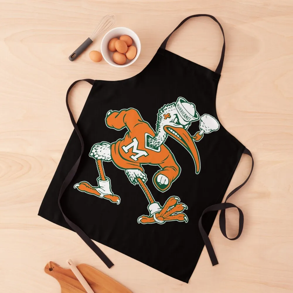 Vintage Sebastian Mascot of Univ. of Miami Mascot T-Shirt Apron Children'S For Women Apron
Vintage Sebastian Mascot of Univ. of Miami Mascot T-Shirt Apron Children'S For Women Apron