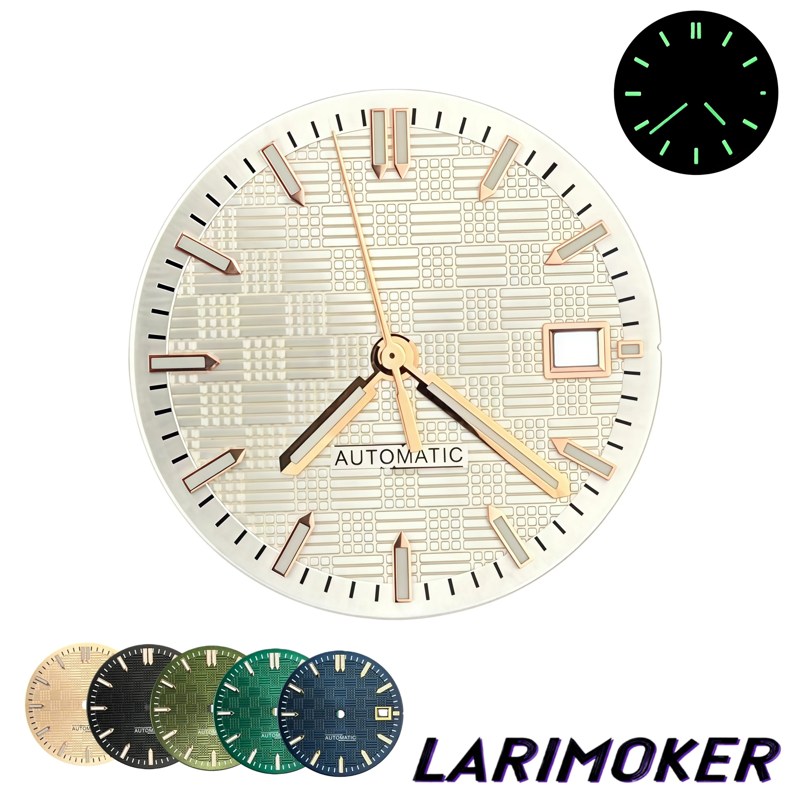 Циферблат часов LARIMOKER 31 мм в инженерном стиле, с окошком даты на 3 часах, черный, белый, синий, зеленый, подходит для автоматических механических часов NH35, запчасти для часов.
Циферблат часов LARIMOKER 31 мм в инженерном стиле, с окошком даты на 3 часах, черный, белый, синий, зеленый, подходит для автоматических механических часов NH35, запчасти для часов.