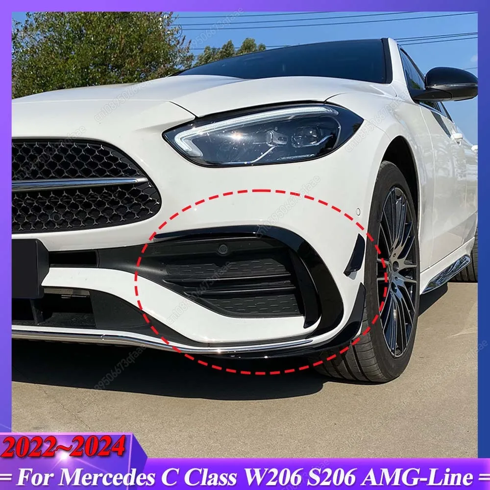 Спойлер-сплиттер переднего бампера с решеткой для Mercedes-Benz C-класса W206 S206 C180 200 300 400 C43 AMG-Line 2022-2024, тюнинг
Спойлер-сплиттер переднего бампера с решеткой для Mercedes-Benz C-класса W206 S206 C180 200 300 400 C43 AMG-Line 2022-2024, тюнинг