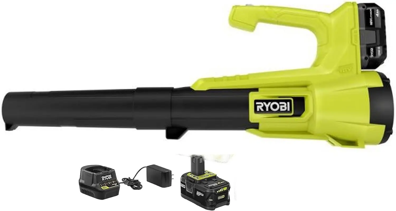 18V 90 MPH 250 CFM Cordless Leaf Blower with 4.0 Ah Battery and Charger
18V 90 MPH 250 CFM Cordless Leaf Blower with 4.0 Ah Battery and Charger