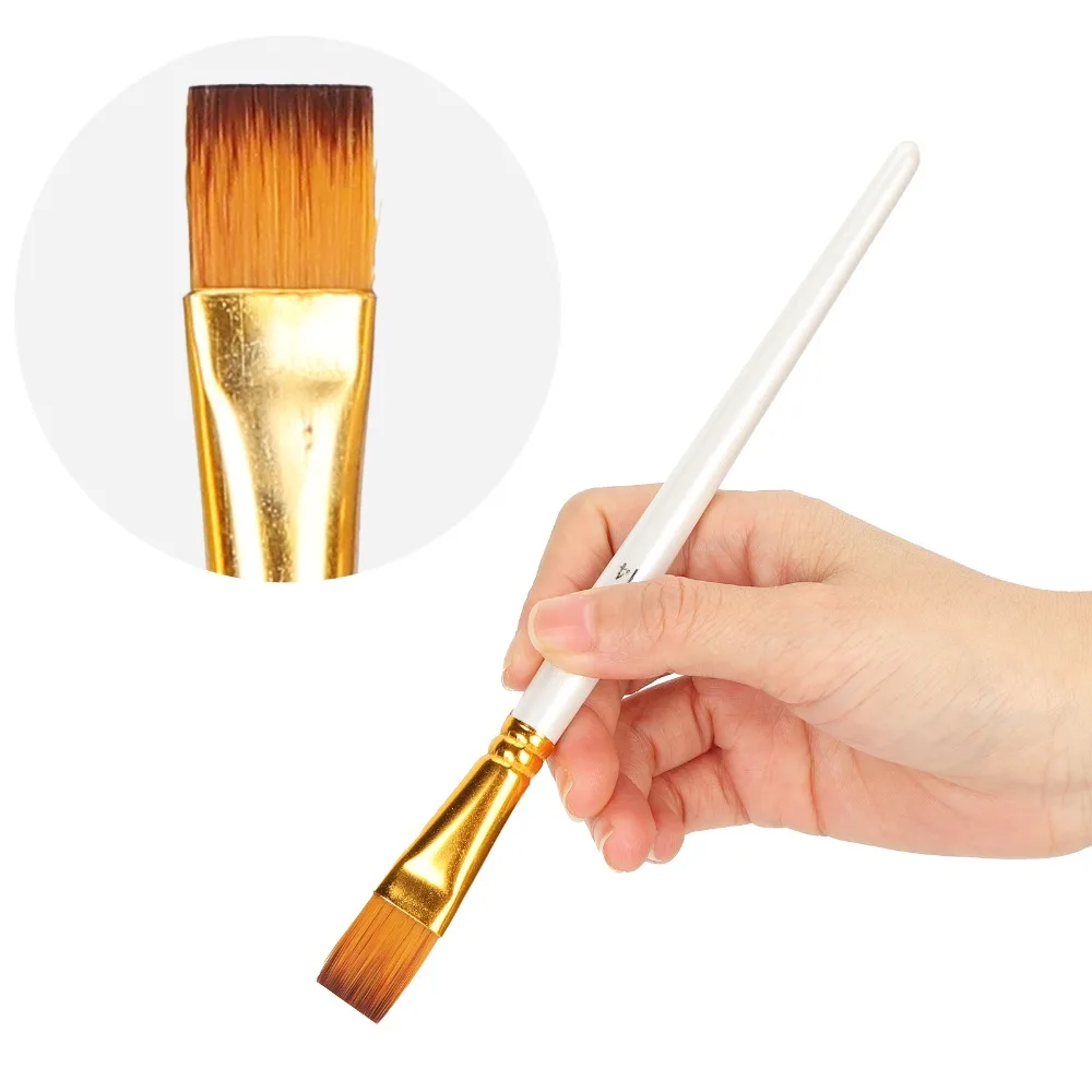 13PCS Pearl white pole Pearl White Paint Brushes Premium nylon filaments Multiple tip varieties Pearl White Handle Art Brushes
13PCS Pearl white pole Pearl White Paint Brushes Premium nylon filaments Multiple tip varieties Pearl White Handle Art Brushes