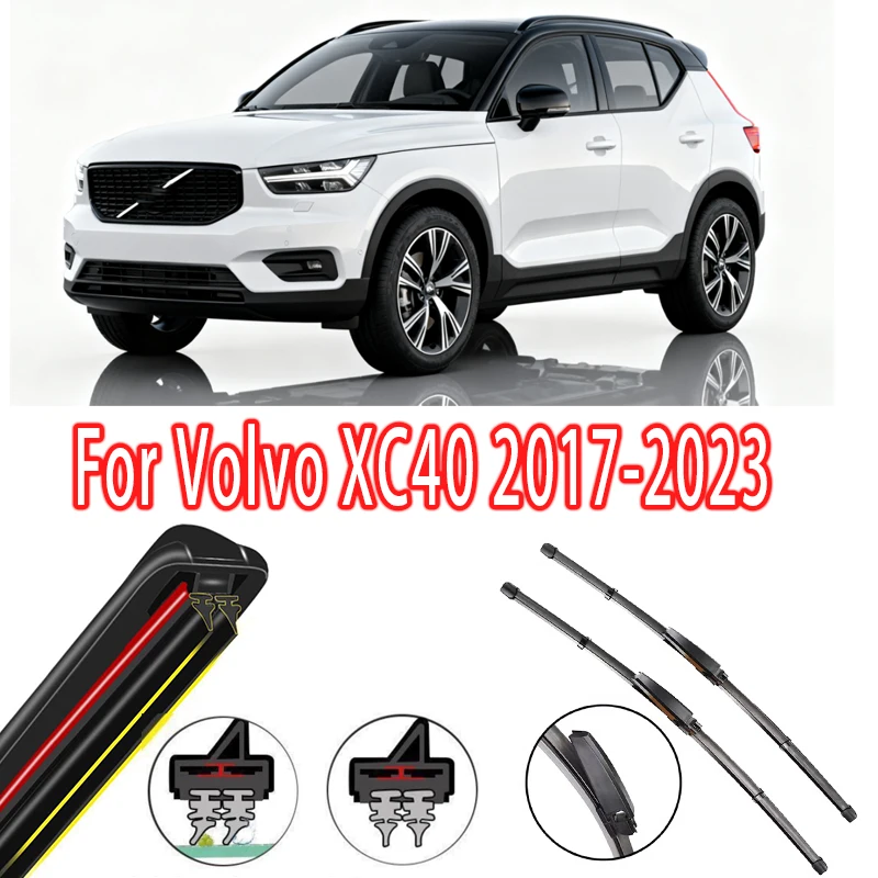 For Volvo XC40 2017-2023 Front Windshield Wiper Blades 2pcs Windscreen Window Accessories 2018 2019 2020 2021 2022
For Volvo XC40 2017-2023 Front Windshield Wiper Blades 2pcs Windscreen Window Accessories 2018 2019 2020 2021 2022