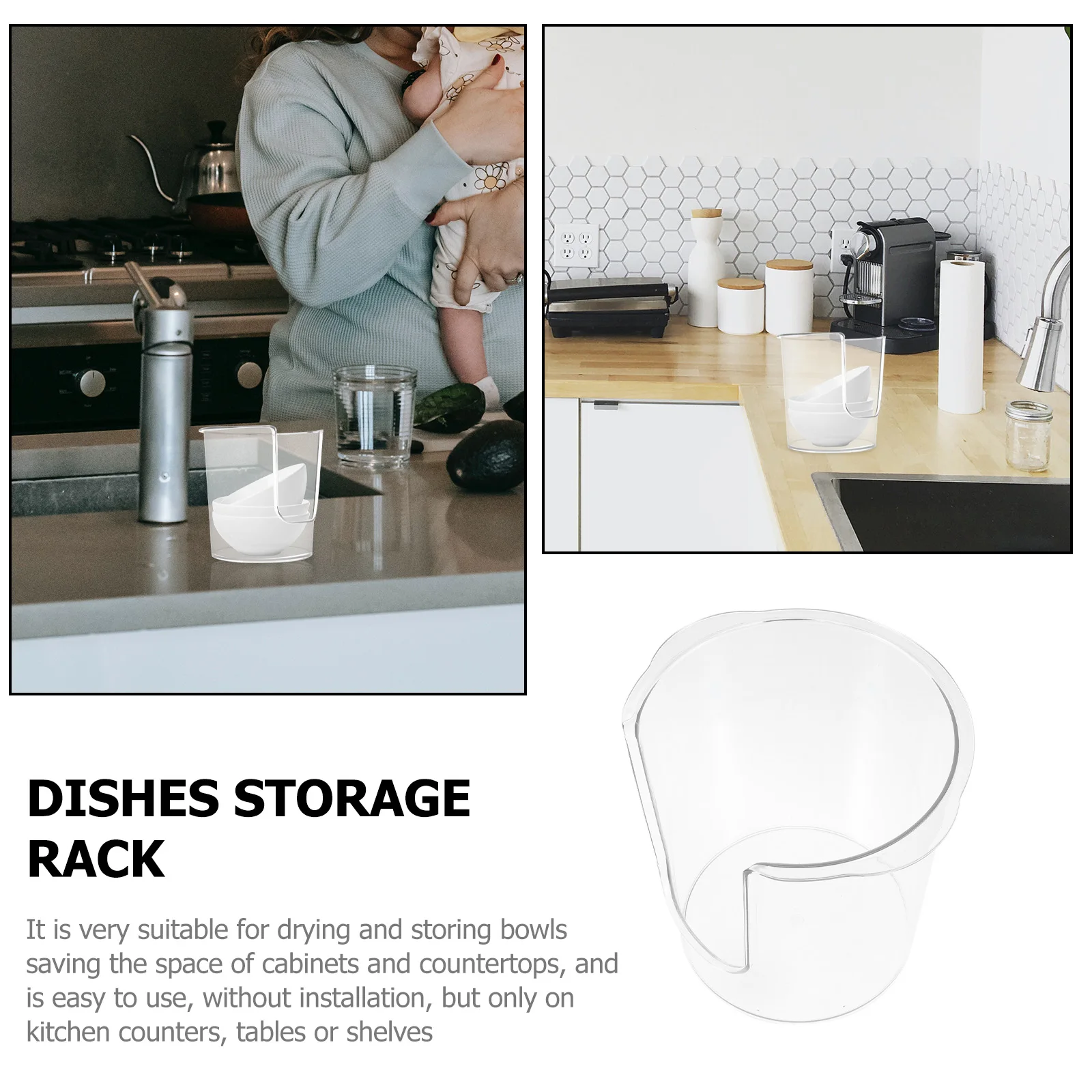 1pc Kitchen Storage Rack Bowl Drying Draining Organizer Space Saving Bowl Storage Shelf Household Draining Rack Kitchen
1pc Kitchen Storage Rack Bowl Drying Draining Organizer Space Saving Bowl Storage Shelf Household Draining Rack Kitchen