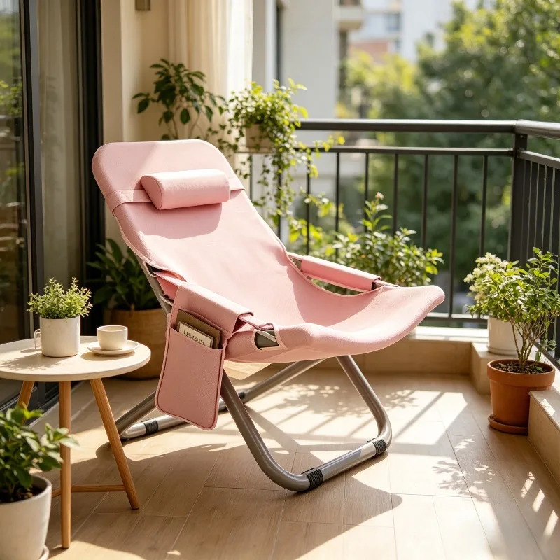 Reclining Folding Lounge Chair, Portable Lazy Nap Sofa Chair for Office Home Balcony
Reclining Folding Lounge Chair, Portable Lazy Nap Sofa Chair for Office Home Balcony