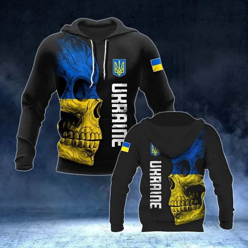 Customize Ukraine Symbol Skull Pattern Unisex Hoodies Loose Men's Fashion Sweatshirts Winter Casual Clothing Oversize Streetwear
Customize Ukraine Symbol Skull Pattern Unisex Hoodies Loose Men's Fashion Sweatshirts Winter Casual Clothing Oversize Streetwear