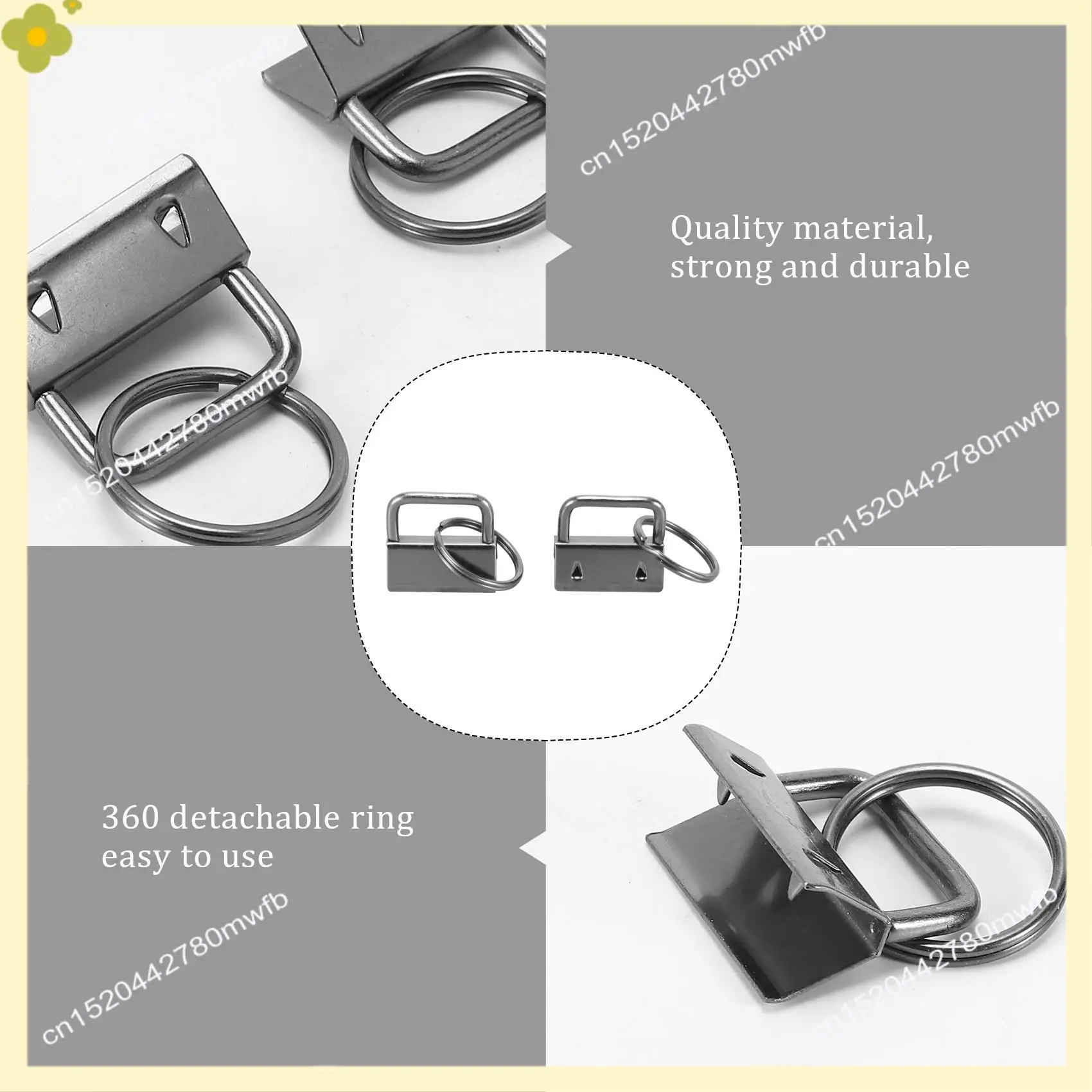 LDHL 100 PCS Wristlet Hardware, 1 Inch Key Fob Hardware For Keychain, Key Lanyard And Key Chain Making Hardware Supplies
LDHL 100 PCS Wristlet Hardware, 1 Inch Key Fob Hardware For Keychain, Key Lanyard And Key Chain Making Hardware Supplies