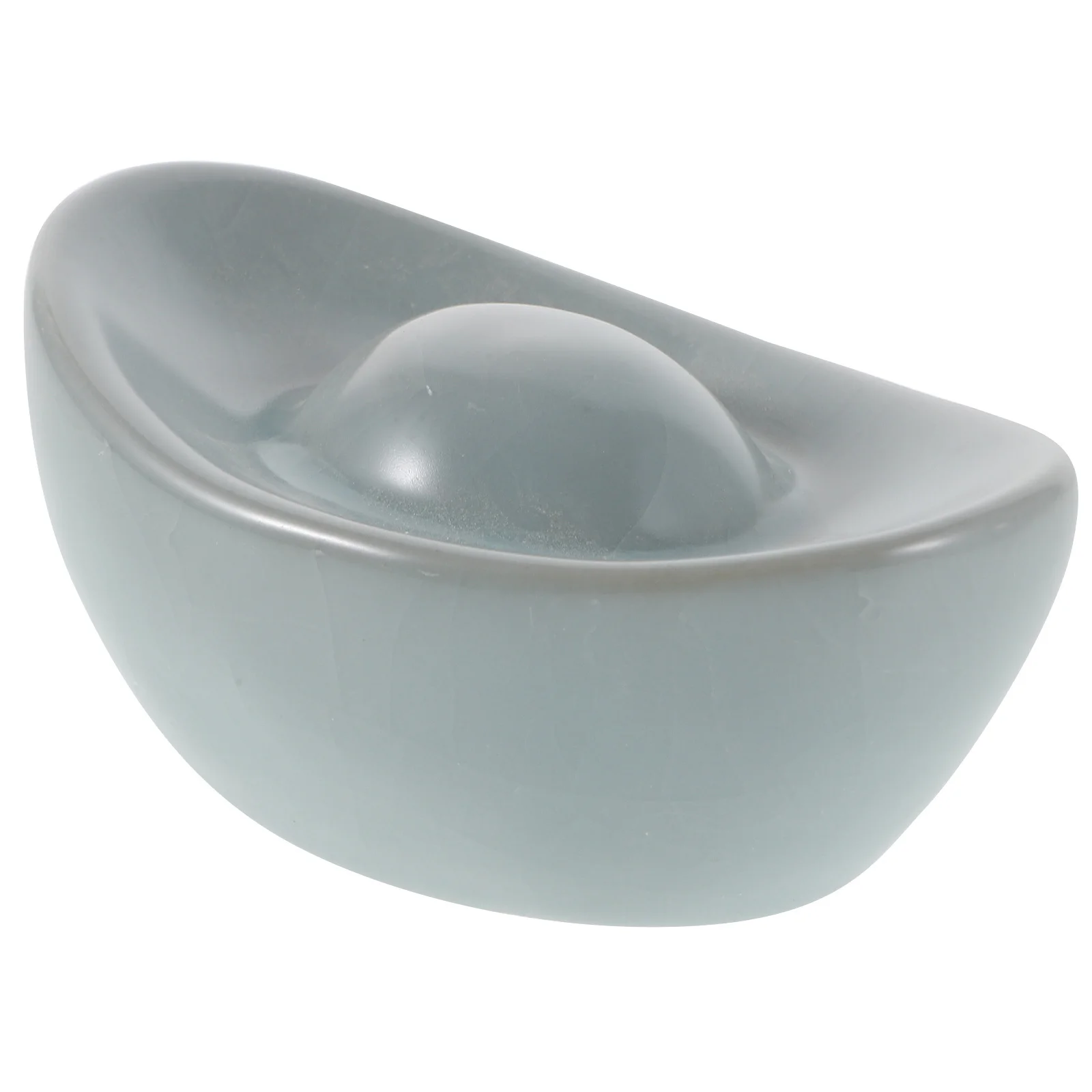 Ru Kiln Porcelain Tea Pet Mini Ingot Shaped Ceramic Table Decoration Heat Resistant Tea Set Accessory Traditional Chinese
Ru Kiln Porcelain Tea Pet Mini Ingot Shaped Ceramic Table Decoration Heat Resistant Tea Set Accessory Traditional Chinese