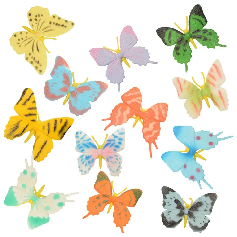12 Pcs Simulated Butterfly Ornaments Kids Toys Vivid Butterflies Figure Educational Plaything PVC Material Cognitive Toy
12 Pcs Simulated Butterfly Ornaments Kids Toys Vivid Butterflies Figure Educational Plaything PVC Material Cognitive Toy