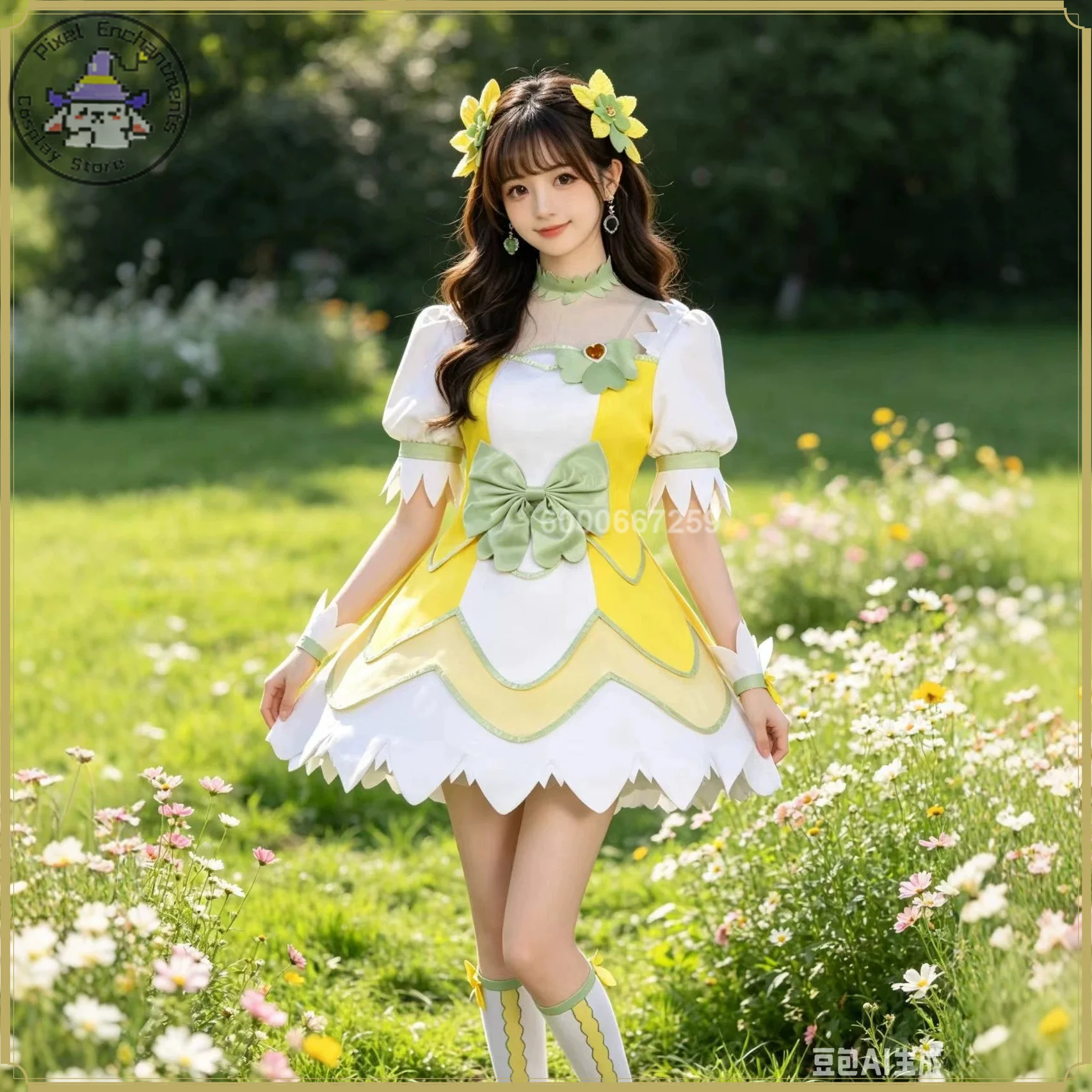 High Quality Full Set Alice Yotsuba Cosplay Costume - Female Elegant Magical Girl Anime Outfit Role Playing Comic Con Party
High Quality Full Set Alice Yotsuba Cosplay Costume - Female Elegant Magical Girl Anime Outfit Role Playing Comic Con Party