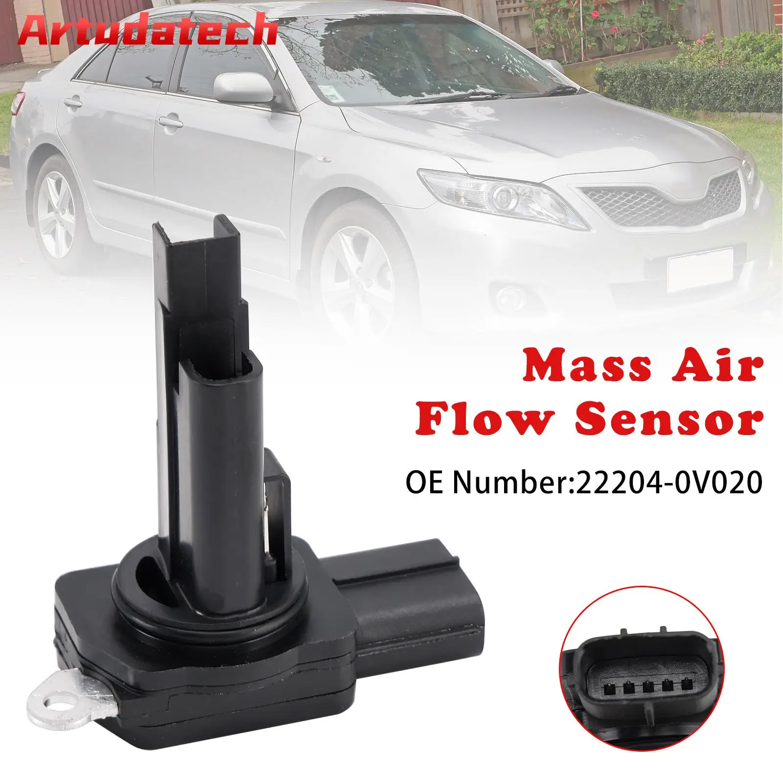 Датчик массового расхода воздуха Artudatech MAF 22204-0V020 для Toyota Camry RAV4 Lexus 2.4L 2.5L
Датчик массового расхода воздуха Artudatech MAF 22204-0V020 для Toyota Camry RAV4 Lexus 2.4L 2.5L