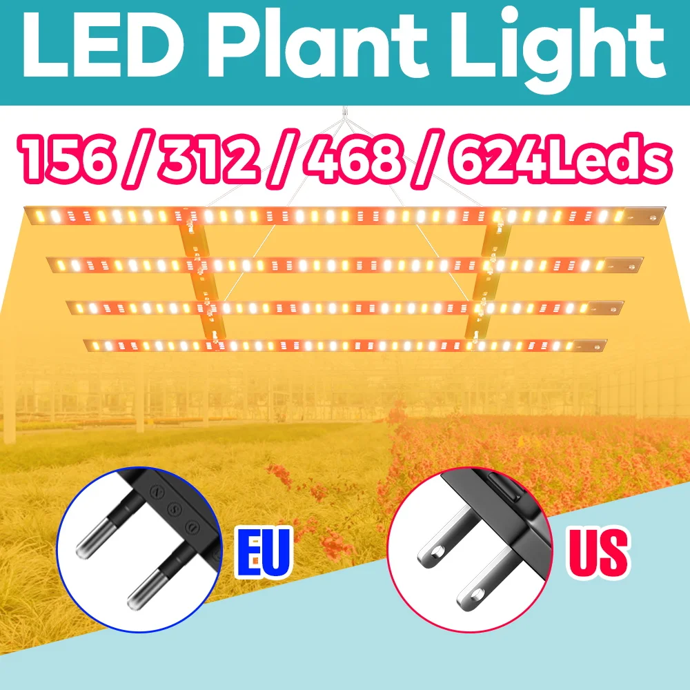 Full Spectrum 624Leds Plant Grow Light Quantum Board Growth Box Seeds Cultivation Lamp Greenhouse Tent Hydroponic Vegs Lighting
Full Spectrum 624Leds Plant Grow Light Quantum Board Growth Box Seeds Cultivation Lamp Greenhouse Tent Hydroponic Vegs Lighting