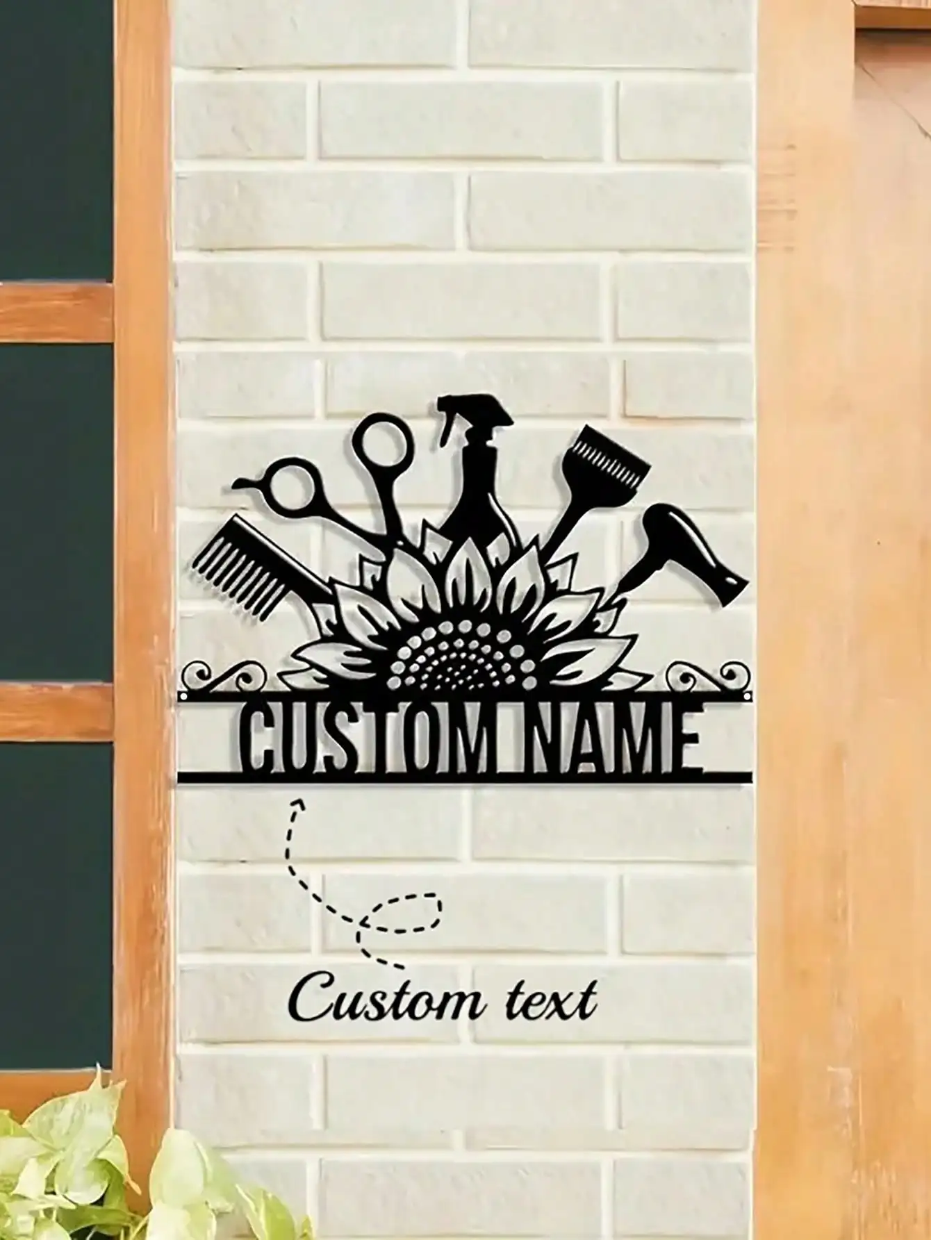 Personalized Iron Nameplate Hair Salon Wall Art Custom Hairstylist Metal Sign Beauty Studio Decor Gift
Personalized Iron Nameplate Hair Salon Wall Art Custom Hairstylist Metal Sign Beauty Studio Decor Gift