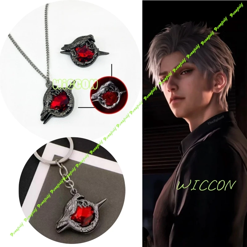 Sylus Cosplay Prop Love and Deepspace Crow Badge Alloy Jewelry Red Gem Necklace Cosplay Backpack Lapel Pins Costume Accessories
Sylus Cosplay Prop Love and Deepspace Crow Badge Alloy Jewelry Red Gem Necklace Cosplay Backpack Lapel Pins Costume Accessories