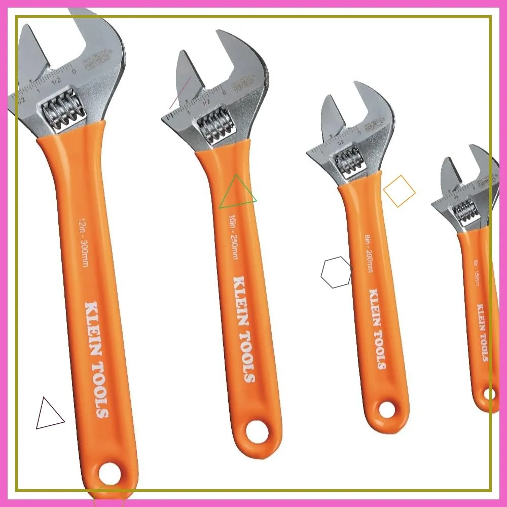 Adjustable Wrench Set, 6-12 Inch, Metric & SAE, Forged Steel, 4-Piece
Adjustable Wrench Set, 6-12 Inch, Metric & SAE, Forged Steel, 4-Piece