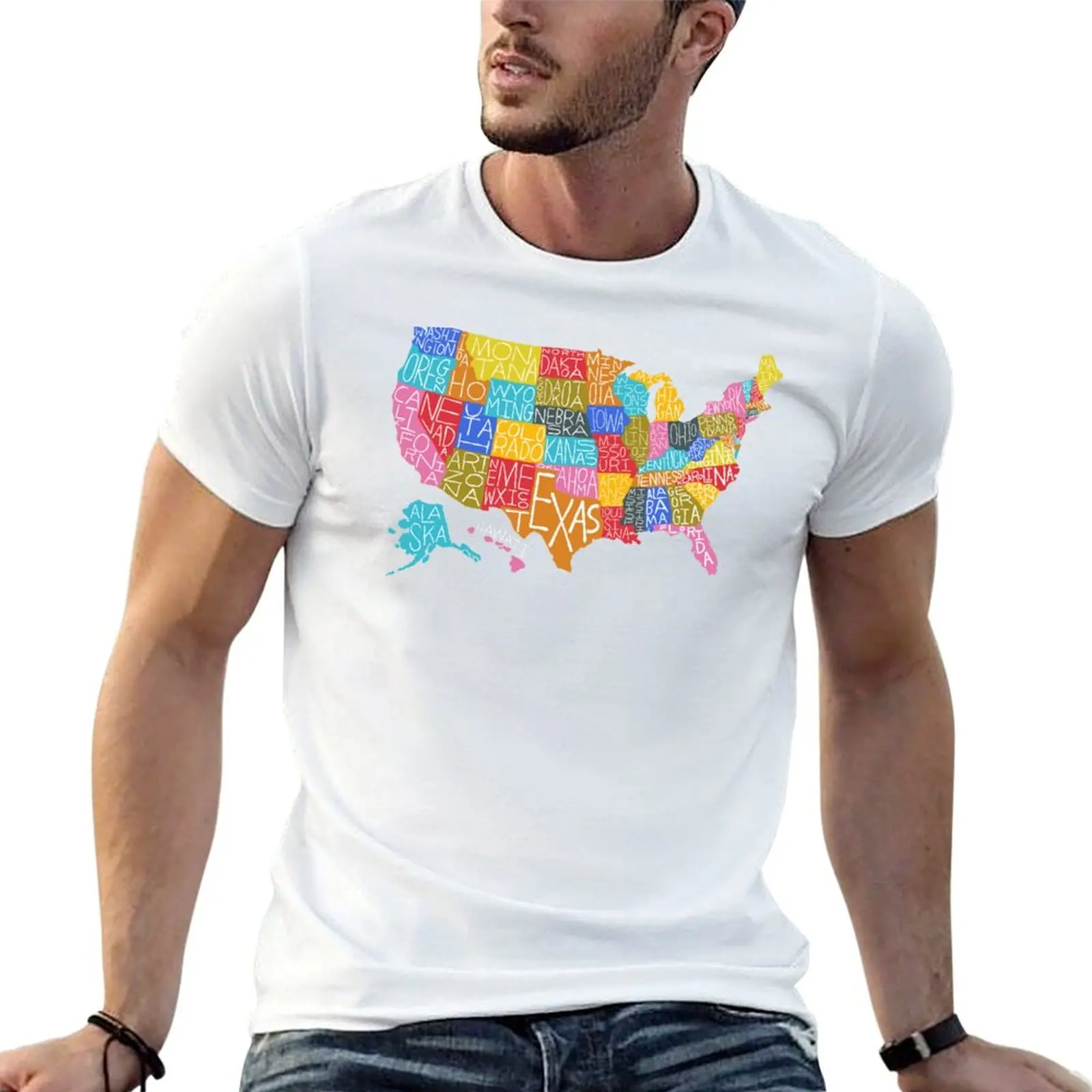 United States Map T-Shirt mens graphic t shirts t shirts for man graphic funny funny t shirts cotton T-shirt
United States Map T-Shirt mens graphic t shirts t shirts for man graphic funny funny t shirts cotton T-shirt