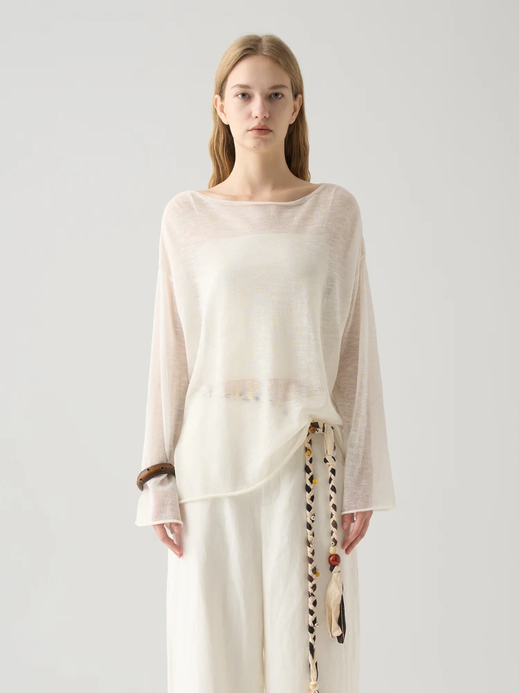 Breathable Lightweight Linen Women's T-irt Cover up Loose Fit Airy irt Early Autumn Casual Sle Long Sve
Breathable Lightweight Linen Women's T-irt Cover up Loose Fit Airy irt Early Autumn Casual Sle Long Sve