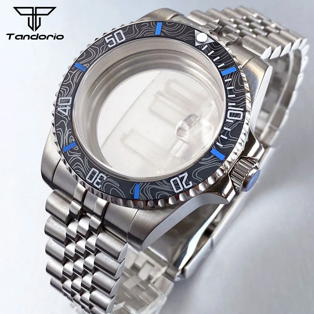 Tandorio 200M Diving Case 40mm Fit for SUB NH35 NH36 NH34 ETA2824 PT5000 Watch Case Steel Bracelet Sapphire Glass Slide Buckle
Tandorio 200M Diving Case 40mm Fit for SUB NH35 NH36 NH34 ETA2824 PT5000 Watch Case Steel Bracelet Sapphire Glass Slide Buckle