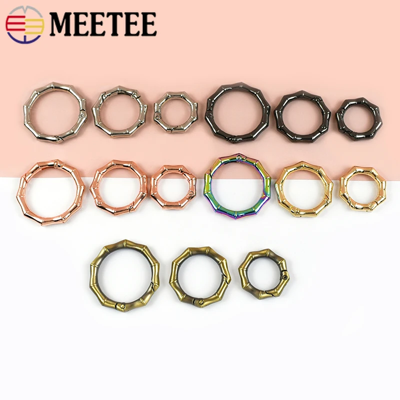 5/10Pcs Meetee 20-32mm O Ring Metal Buckles Carabiner Opening Spring Connector Hook Keychain Clip Bag Strap Snap Buckle Hardware
5/10Pcs Meetee 20-32mm O Ring Metal Buckles Carabiner Opening Spring Connector Hook Keychain Clip Bag Strap Snap Buckle Hardware