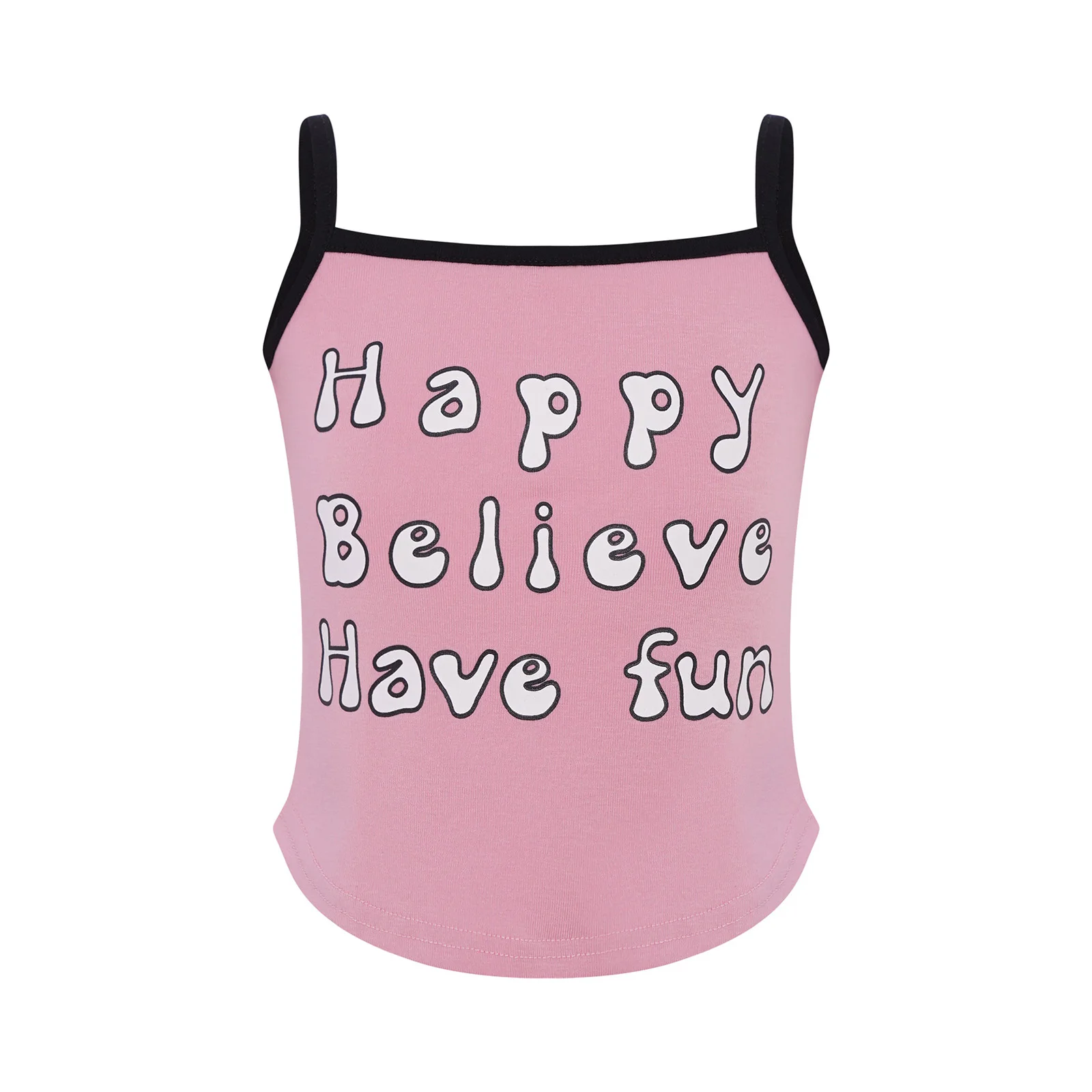 Kids Girls Letter Print Camisole Summer Cotton Contrast Color Sleeveless Spaghetti Strap Crop Top Vest Slim Underwear Casual Top
Kids Girls Letter Print Camisole Summer Cotton Contrast Color Sleeveless Spaghetti Strap Crop Top Vest Slim Underwear Casual Top