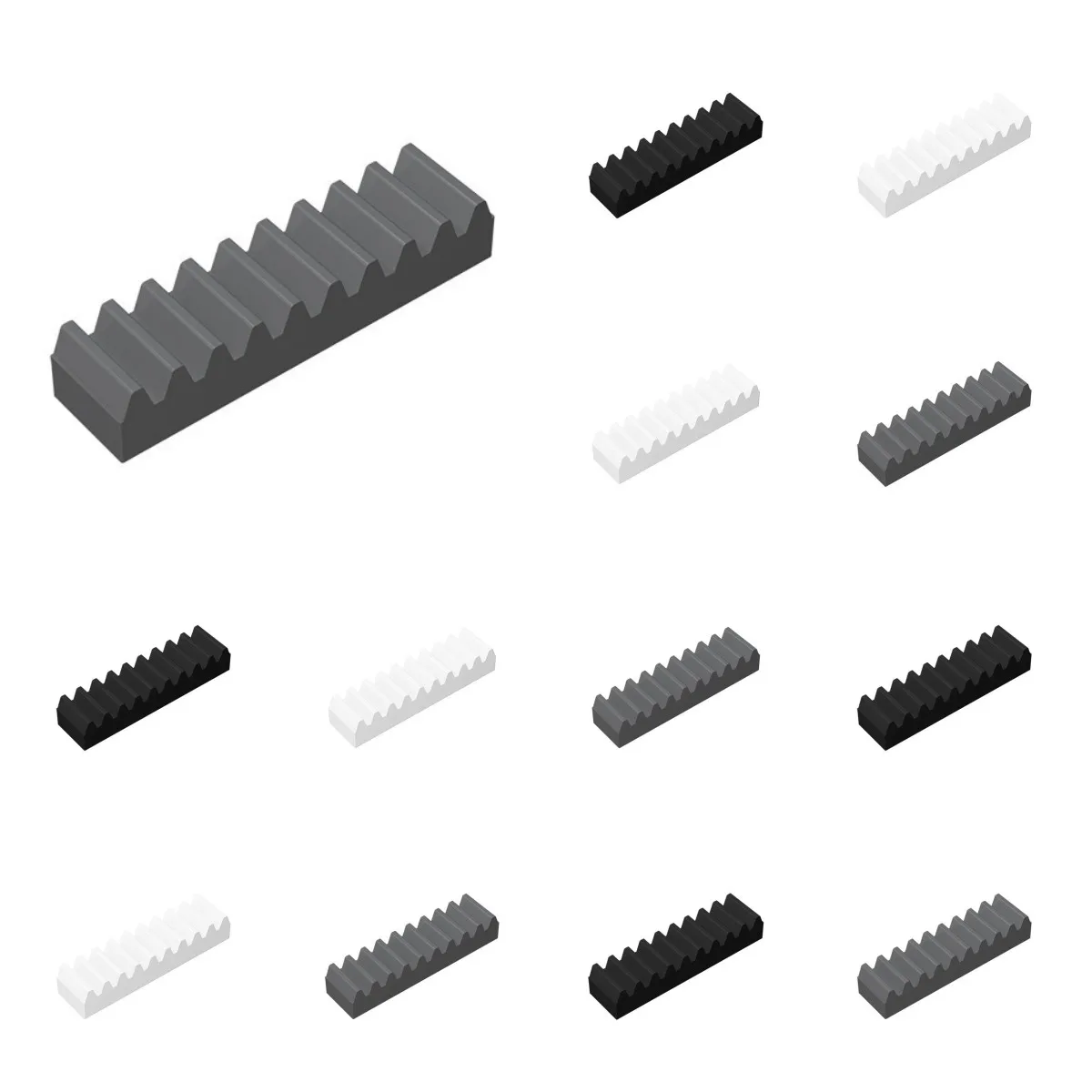50PCS 3743 Gear Rack 1 x 4 Bricks Toys For Technical MOC DIY Buildings Blocks Compatible High-Tech Gifts
50PCS 3743 Gear Rack 1 x 4 Bricks Toys For Technical MOC DIY Buildings Blocks Compatible High-Tech Gifts