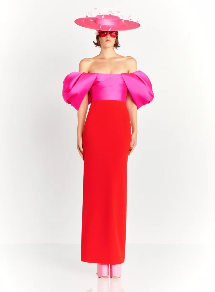 Flora Dress Pink Mermaid Prom Dress Short Sleeves Off Shoulder Pleated 2025 Customized Evening Gowns Saudi Arabia Party Gowns
Flora Dress Pink Mermaid Prom Dress Short Sleeves Off Shoulder Pleated 2025 Customized Evening Gowns Saudi Arabia Party Gowns