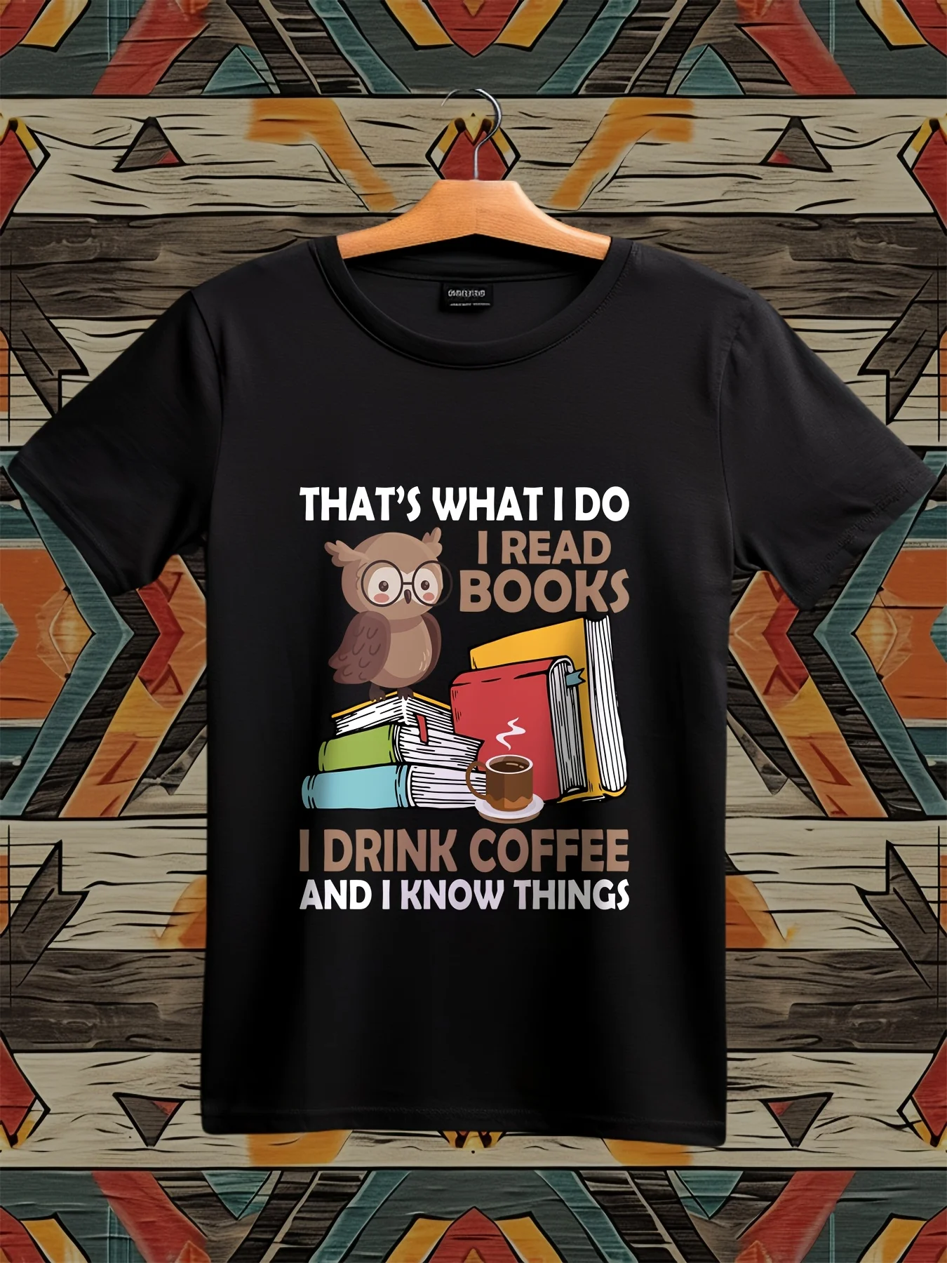 Men's Humorous Cotton T-Shirt This Is What I Do I Read Books I Drink Coffee I Know Things Owl Graphic Casual Street Style Breathable Cotton Ideal Gift for Book Lovers and Coffee Enthusiasts Book T-Shirt
Men's Humorous Cotton T-Shirt This Is What I Do I Read Books I Drink Coffee I Know Things Owl Graphic Casual Street Style Breathable Cotton Ideal Gift for Book Lovers and Coffee Enthusiasts Book T-Shirt