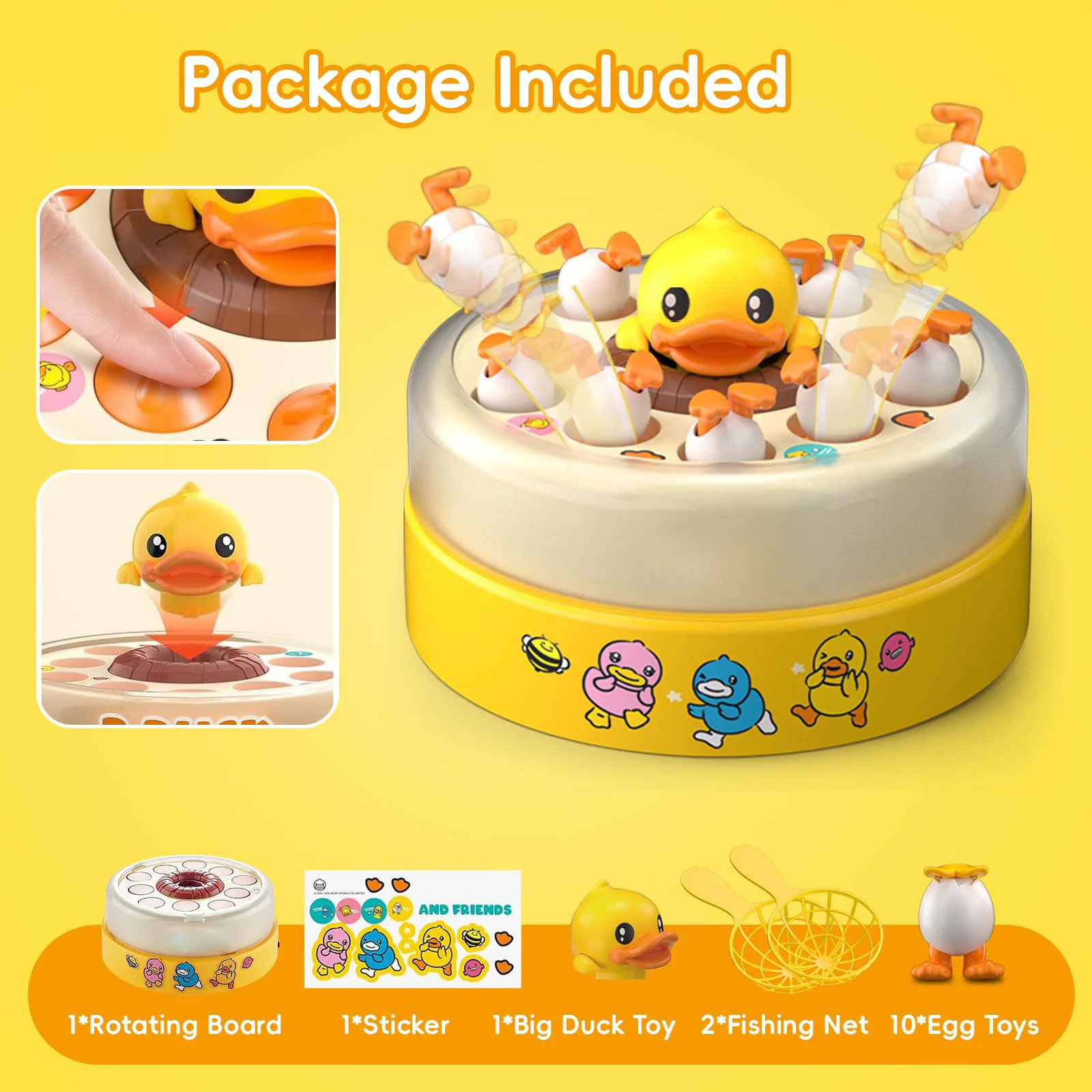 Games Educational Toys For 3+| Gifts For Girls Boys Game Board Games, Toddler Toys Duck Game For Kids 3-5, Jumping Bounce And Catch Family
Games Educational Toys For 3+| Gifts For Girls Boys Game Board Games, Toddler Toys Duck Game For Kids 3-5, Jumping Bounce And Catch Family