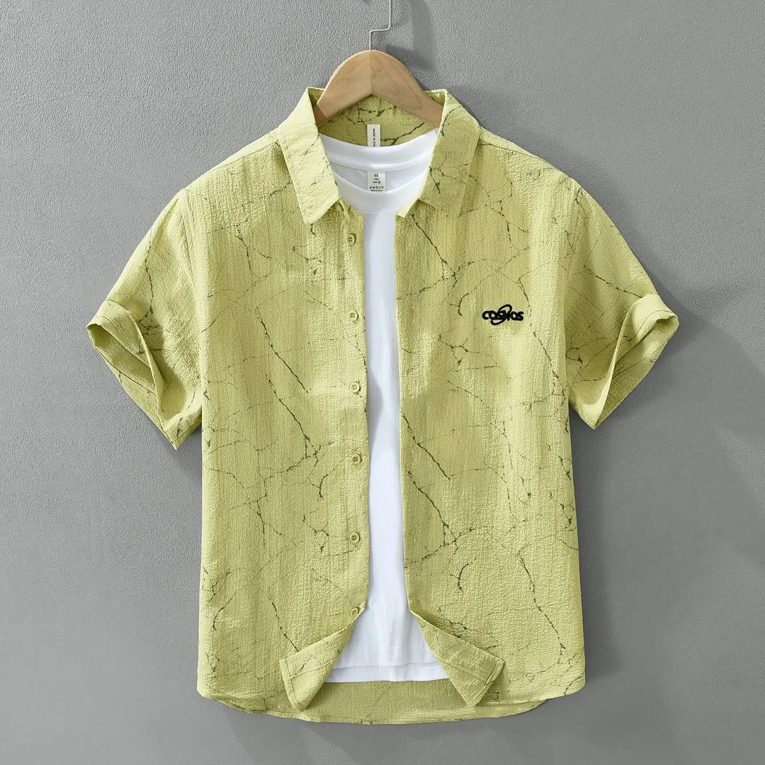 2026 New Print Short Sleeve Shirt for Men Casual Turn-down Collar Loose Shirts Male Fashion Men's Shirts
2026 New Print Short Sleeve Shirt for Men Casual Turn-down Collar Loose Shirts Male Fashion Men's Shirts