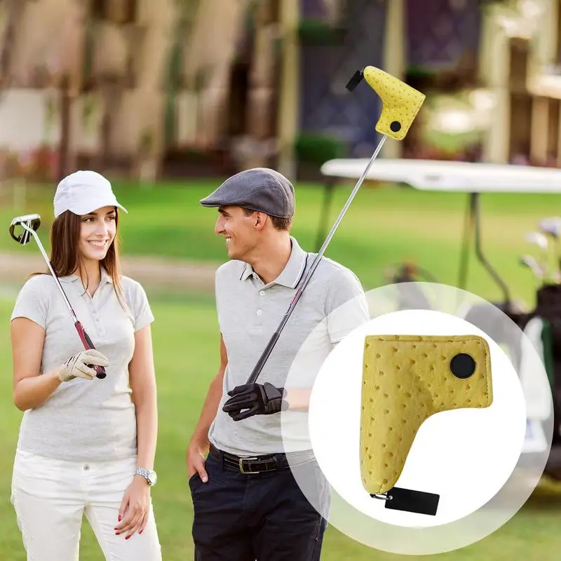 Golf Putter Head Cover Golf Putter Cover Putter Headcover Magnetic Golf Accessories With Magnetic Closure Mallet Putter Covers
Golf Putter Head Cover Golf Putter Cover Putter Headcover Magnetic Golf Accessories With Magnetic Closure Mallet Putter Covers