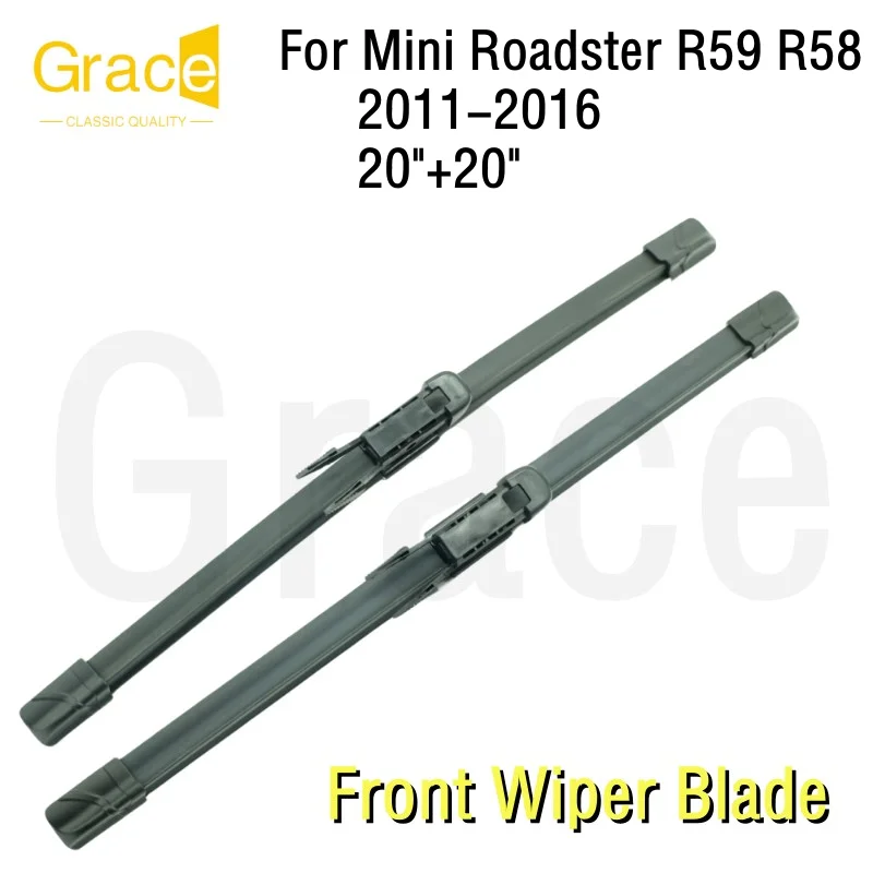 For Mini Roadster R59 R58 Wiper Blade 20"+20“ Car Windshield Windscreen Rubber 2011 2012 2013 2014 2015 2016
For Mini Roadster R59 R58 Wiper Blade 20"+20“ Car Windshield Windscreen Rubber 2011 2012 2013 2014 2015 2016